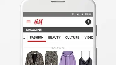 Captura de tela de H&M 1