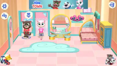 Captura de tela de Talking Tom Town 6