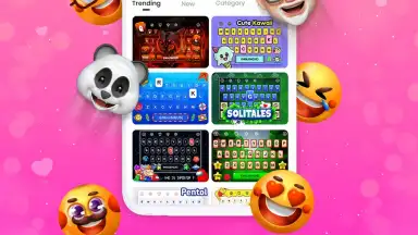 Captura de tela de Emoji Keyboard Fonts & Themes 1