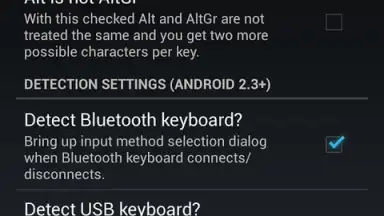 Captura de tela de External Keyboard Helper Demo 4