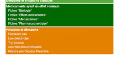 Captura de tela de Application Prescrire 22