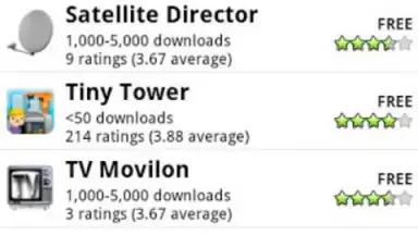 Captura de tela de AppBrain App Market 3