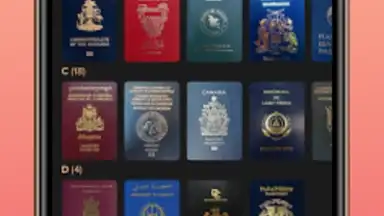 Captura de tela de Passport Index 6