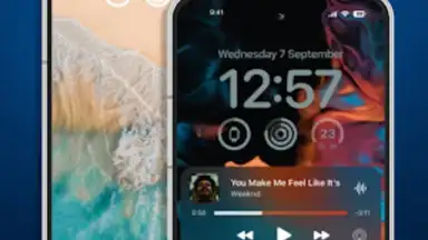 Captura de tela de Lock Screen iOS 16 17