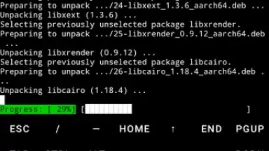 Captura de tela de Termux 5