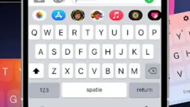 Captura de tela de iphone keyboard 1