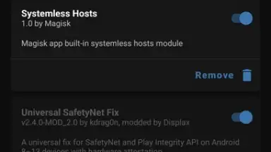 Captura de tela de Magisk Delta 3