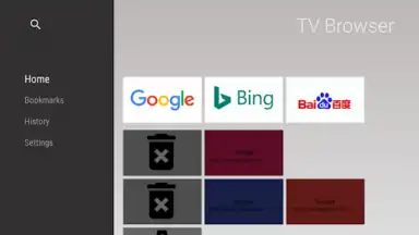 Captura de tela de TV Internet Browser 8