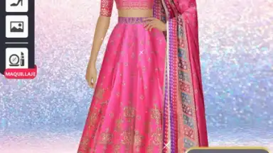 Captura de tela de Indian Fashion Dressup Stylist 13