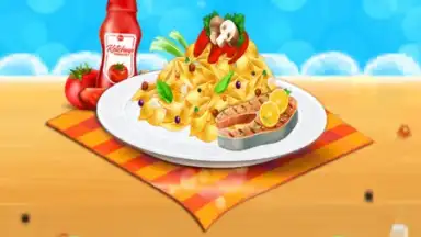 Captura de tela de Pasta Cooking Mania: Kitchen Games 2