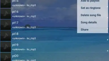 Captura de tela de Music Player 3