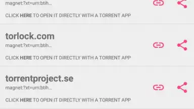 Captura de tela de Torrent Search 1