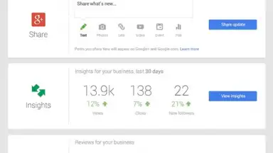 Captura de tela de Google My Business 1