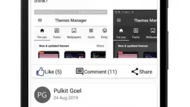 Captura de tela de Themes Manager 6