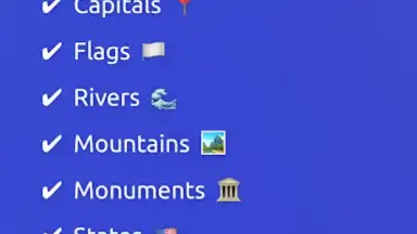 Captura de tela de GeoExpert: World Geography Map 9