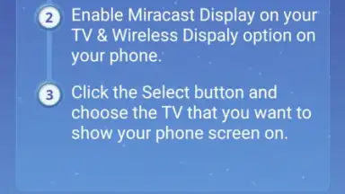 Captura de tela de Screen Mirroring - Castto 3
