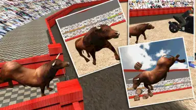 Captura de tela de Angry Bull Attack Arena Sim 3D 10