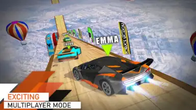 Captura de tela de Impossible GT Car Racing Stunts 2019 16
