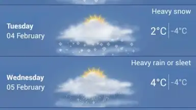 Captura de tela de Freemeteo 5