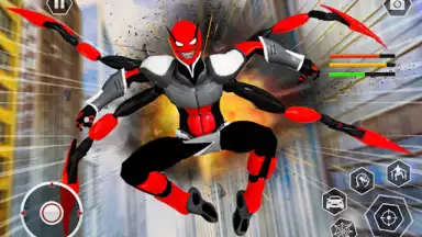Captura de tela de Black Spider Rope Superhero 10