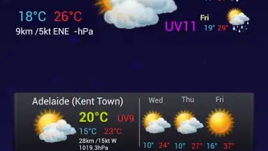 Captura de tela de Au Weather Free 4