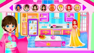Captura de tela de Princess Doll House Decoration 5