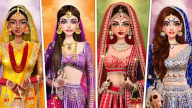 Captura de tela de Fashion Dress Up Wedding Games 16