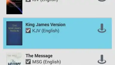 Captura de tela de Live Bible 10