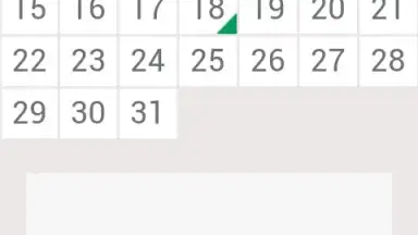 Captura de tela de Calendar Monthly 4