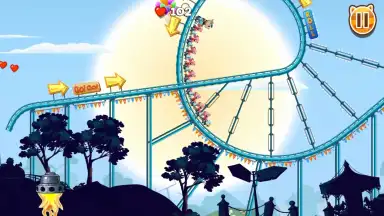 Captura de tela de Nutty Fluffies Rollercoaster 2