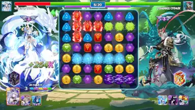 Captura de tela de Heroes Puzzles 11