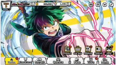 Captura de tela de My Hero Ultra Impact 2