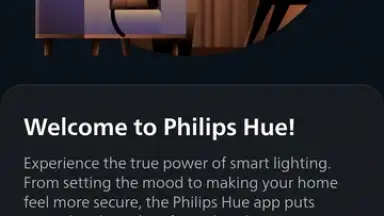 Captura de tela de Philips Hue 1