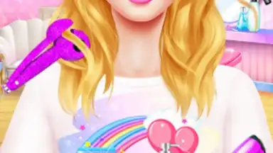 Captura de tela de Hair Nail Salon: Makeup Games 5
