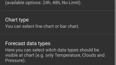 Captura de tela de Navbar Weather 4
