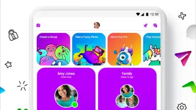 Captura de tela de Facebook Messenger Kids 5