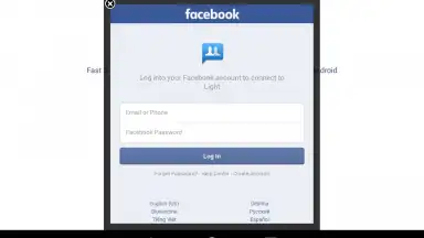 Captura de tela de Lite Messenger FB 2