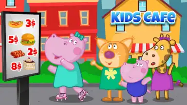 Captura de tela de Kids Cafe with Hippo 2