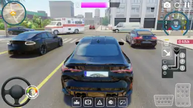 Captura de tela de Car Driving School Sim 2023 3