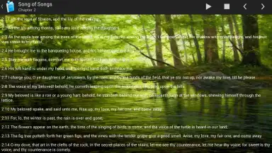 Captura de tela de Holy Bible King James Version 1