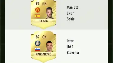 Captura de tela de FUT 17 DRAFT 8