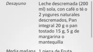 Captura de tela de Diets for losing weight 8