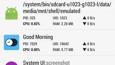 Captura de tela de Simple System Monitor 9