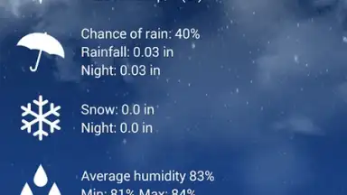 Captura de tela de Weather XL PRO 3