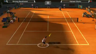 Captura de tela de Virtua Tennis Challenge 4