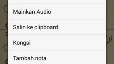 Captura de tela de Quran Bahasa Melayu 6