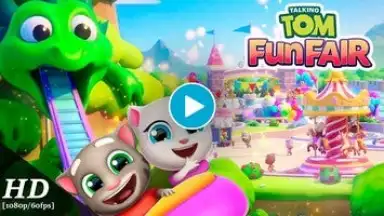 Captura de tela de Talking Tom Fun Fair 1