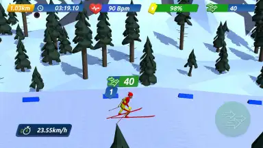 Captura de tela de Biathlon Championship 1