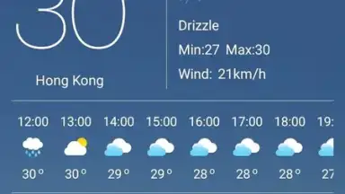 Captura de tela de Live Weather Forecast 3