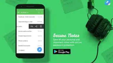 Captura de tela de Secure Notes 3